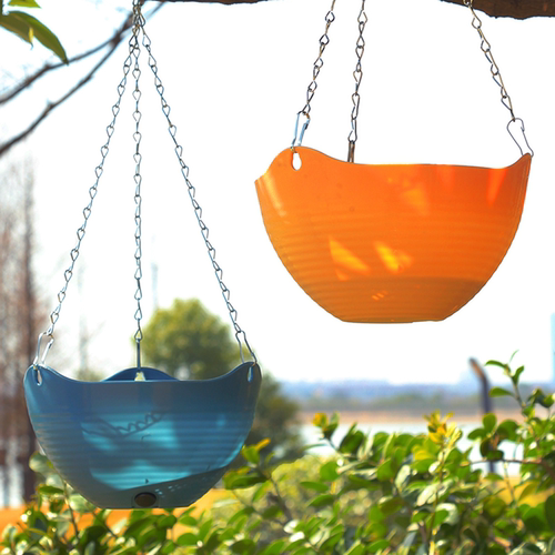 吊兰吊篮花盆垂吊盆悬挂式挂钩养种绿萝专用的室内自吸水塑料花盆