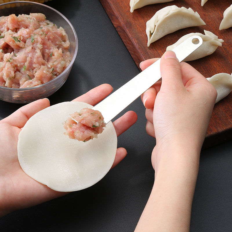 包饺子挖馅勺不锈钢馅铲勺