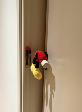 新家的100个快递 | 米奇屁屁门把手装饰家居摆件可爱卧室门把护套