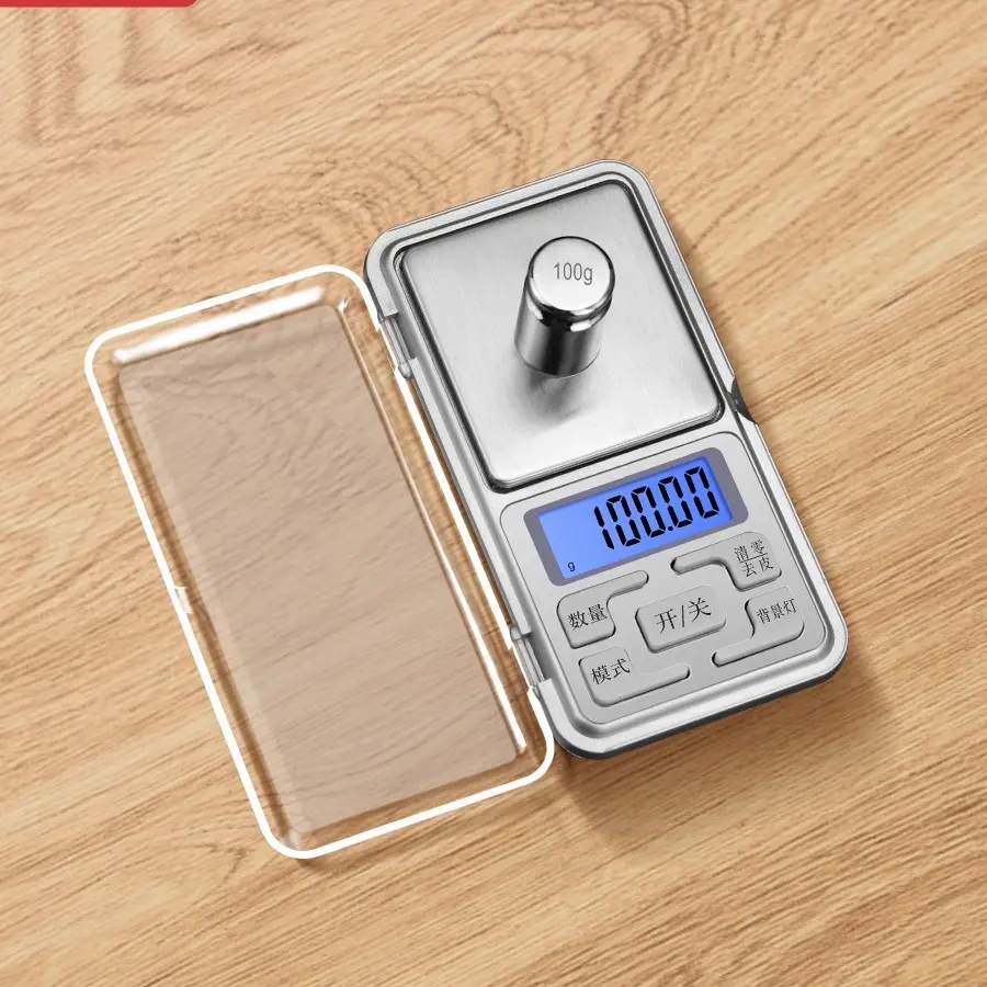 高精度黄金电子秤家用小型精准0.1g珠宝称迷你天平中药称克重秤