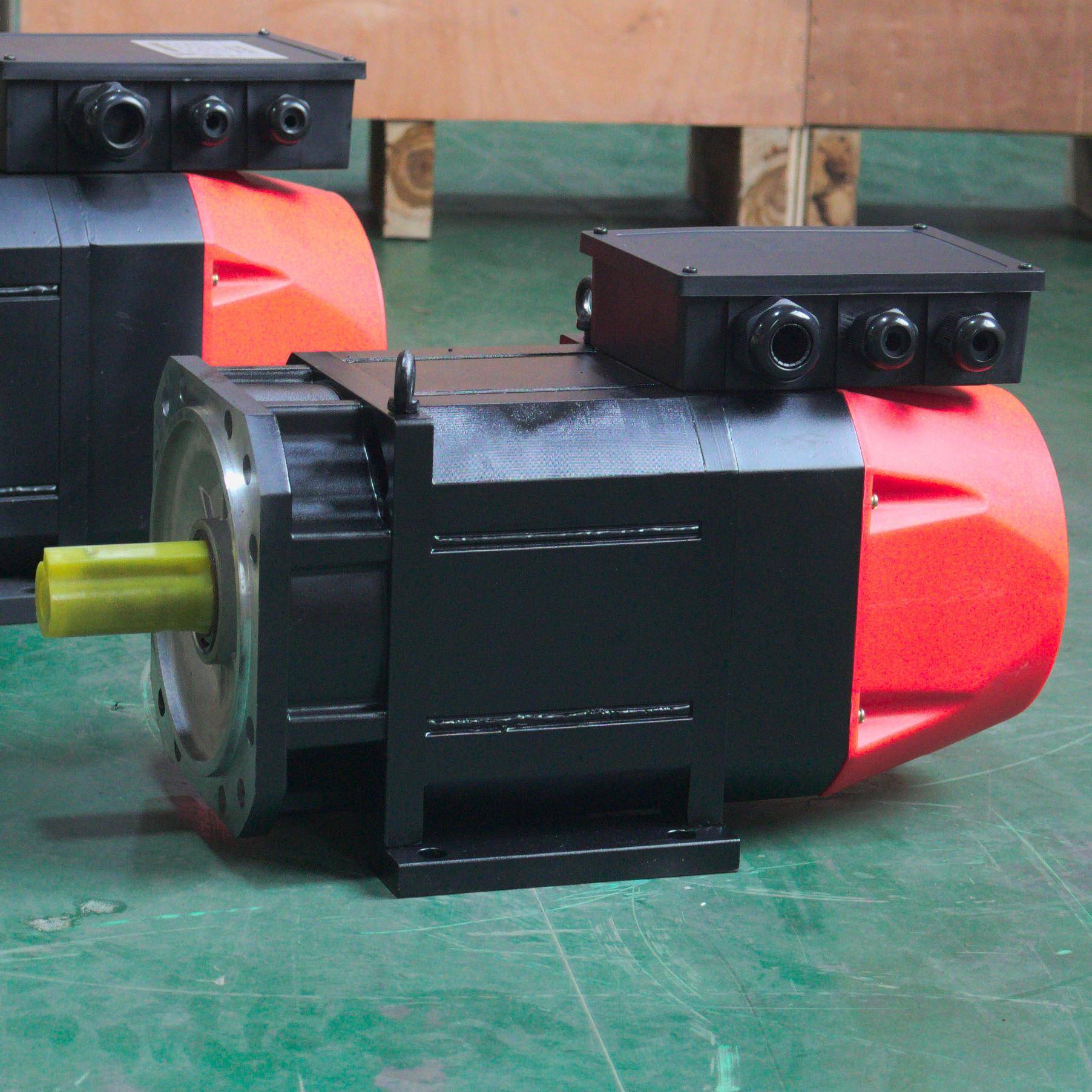 现货双川2.2kW-1500转14牛米轴径28多摩川编码器异步主轴伺服电机