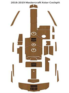 2018-2019 MasterCraft X Star 游艇船舶EVA柚木地板 亚马逊eBay