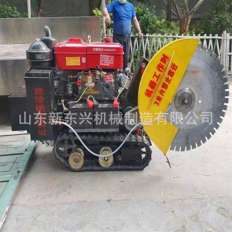 土面槽切割800机 混凝土地面伸缩缝切路割 水泥路面柴机油割缝开