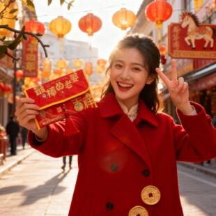 真棒的老婆红包2026豪华马年新款折叠式红包立式棒压岁钱新年红