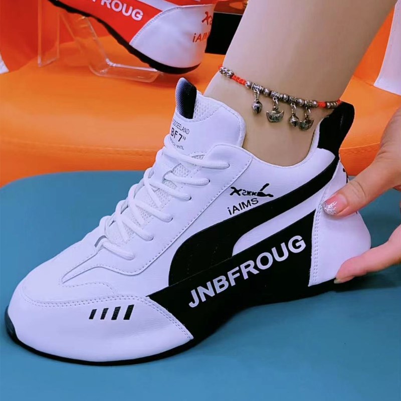 真皮休闲运动鞋头层牛皮r2023新款春秋季男女情侣老爹鞋轻便跑步