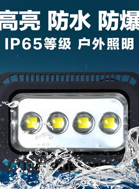 投光灯led户外防水超亮远射聚光射灯150W400足球篮球场羽毛球馆灯