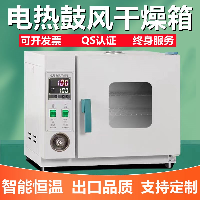 实验室电热鼓风干燥箱工业恒温烘箱小型高温烘干箱食品材烤箱图片