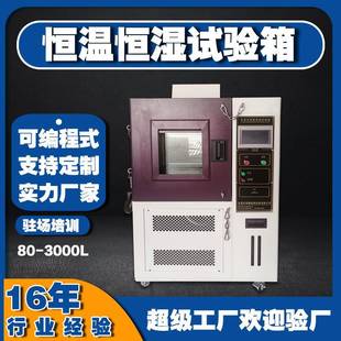 80L恒温恒湿环境试验箱冷热交变模拟环境老化检测实验箱 可程式