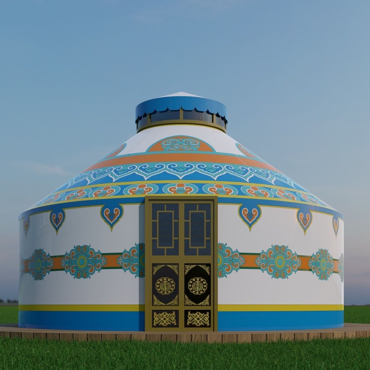 蒙古包农家乐餐饮户外饭