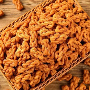 湖南澧县土特产香酥小麻花零食椒盐手工办公室解馋休闲食品麻花