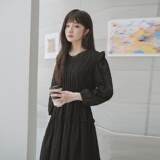 2025【现货夏款】新货赫本风黑色连衣裙201-2267-P125-控178，女装连衣裙，浙宝201