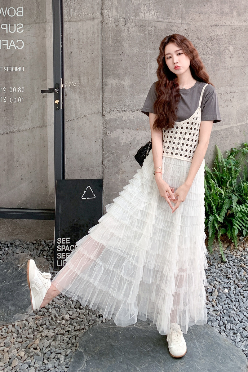 2025【现货夏款】新货两件套连衣裙201-Q122-P135-控198,女装套装/套裙,浙宝201