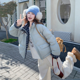 2025【现货冬款】新货格纹拼接羽绒服201-Q317-P255-控378，女装羽绒服，浙宝201