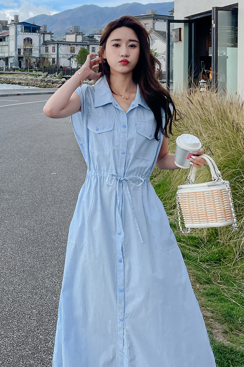 2025【现货夏款】新货衬衫连衣裙201-3065-p115-控168,女装连衣裙,浙宝201