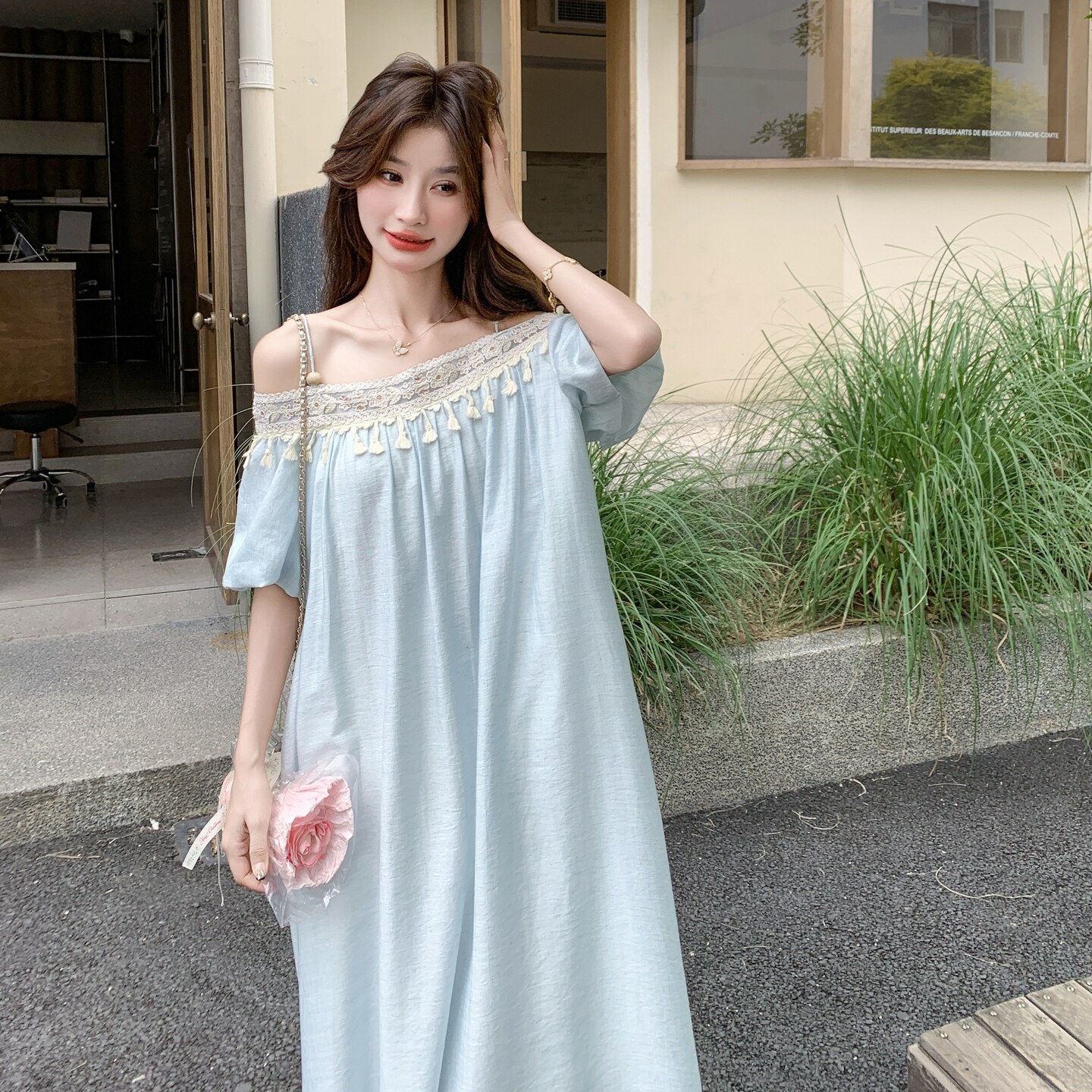 2025【现货夏款】新货蕾丝吊带连衣裙201-Q108-P135-控198,女装连衣裙,浙宝201