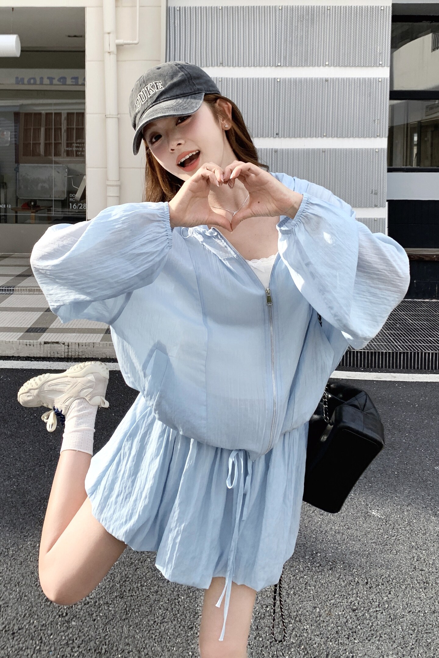 2025【现货夏款】新货防晒时尚两件套201-Q079-P155-控228,女装套装/套裙,浙宝201
