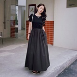 2025【现货夏款】新款法式赫本风连衣裙201-3058-P115-控168，女装连衣裙，浙宝201