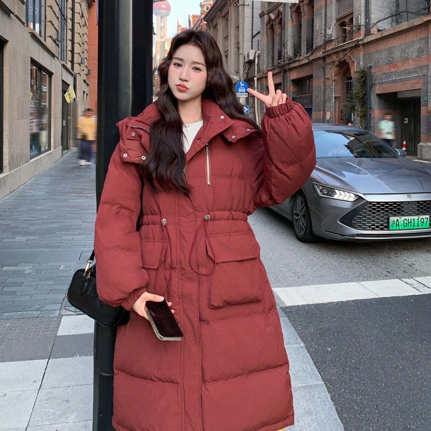 2025【现货冬款】新货红色连帽羽绒服201-Q277-P275-控418,商品下架区,浙宝201