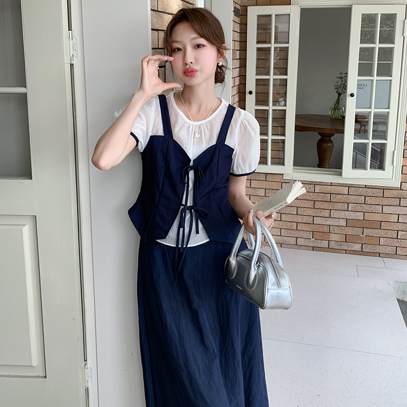2025【现货夏款】新货ins高级两件套201-Q015-P135-控198，女装套装/套裙，浙宝201