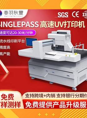 singlepass高速UV打印机定制茶叶泡袋包装餐盒工艺品UV打印机定做