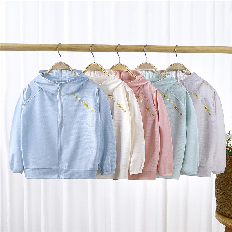 儿童防晒衣夏季薄款男童宝u宝婴儿服透气空调衫小童外套大女童冰