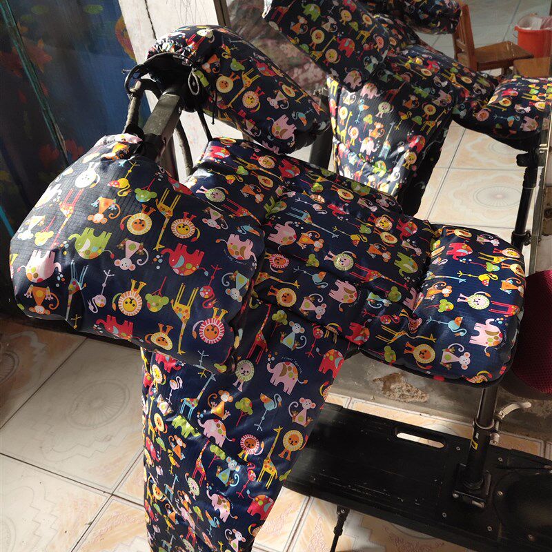 冬季电动a滑板代驾车加厚绒挡风被防水保暖小型套装护腿膝卡通分