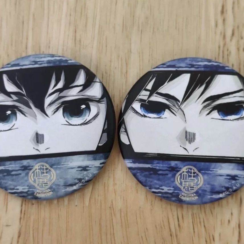 鬼灭之刃柱展眼神系列徽章有原袋