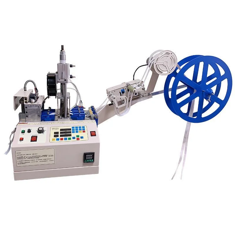 厂家松紧带打孔机自动切带机皮革织带冲孔裁剪机鞋带真皮打孔现货