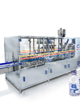 3-10L小桶灌装机 自动桶装水三合一灌装设备 泡茶灌装生产线设备