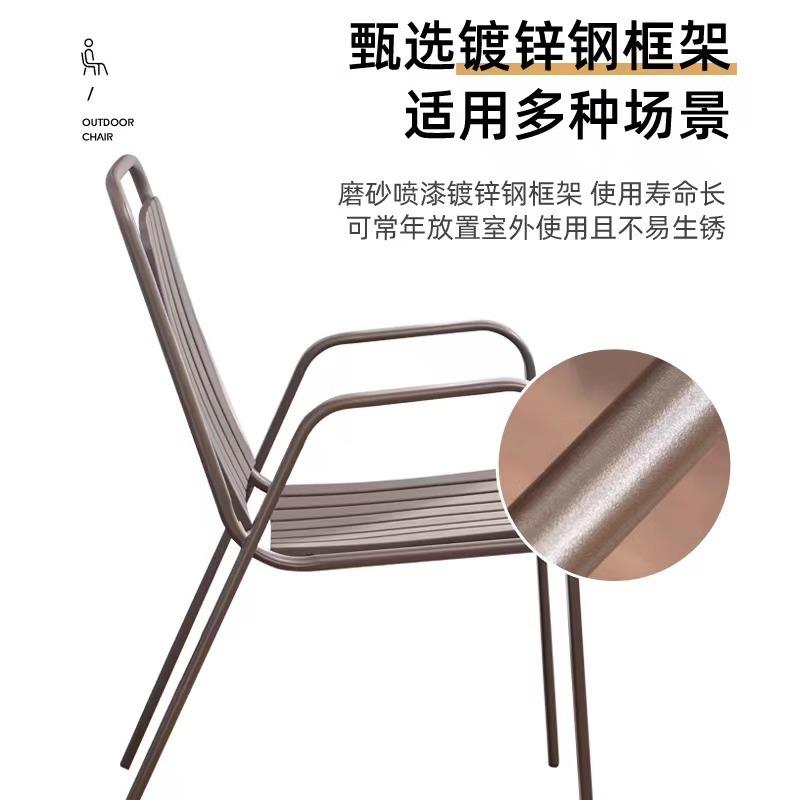 院户外外桌椅带伞组合休室庭闲铁艺阳台HWZY-001洽谈摆摊折叠