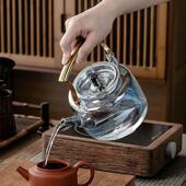 高硅玻璃玻炫彩提DSZ梁壶家用容大量花草茶壶煮茶壶璃办公室泡茶