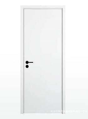 木门内门实木复合免漆IBE门简室约门间门轻奢欧式白色房卧室家用