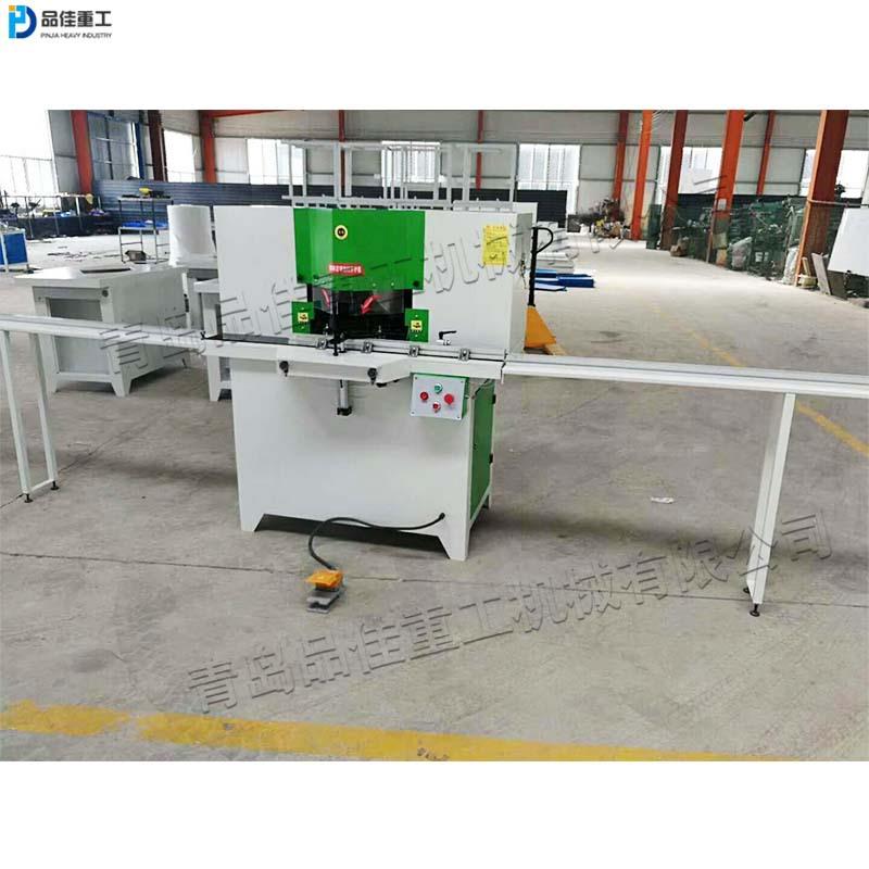 木材头切角机铝材木材塑料亚克锯力双切割机SDX实木柜相框料下机