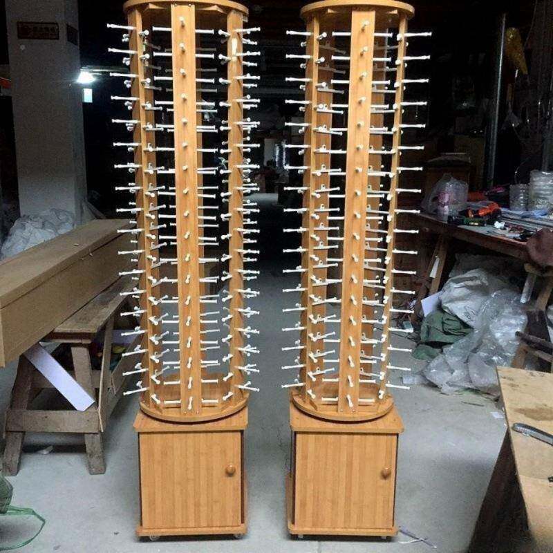 眼镜架子展示地架AL100235落式移动旋转阳镜展架镜光学镜道具墨陈