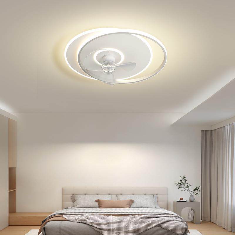 室一风扇灯体现代简约2025卧新款房LNP间吸顶灯带吊扇灯儿童房餐