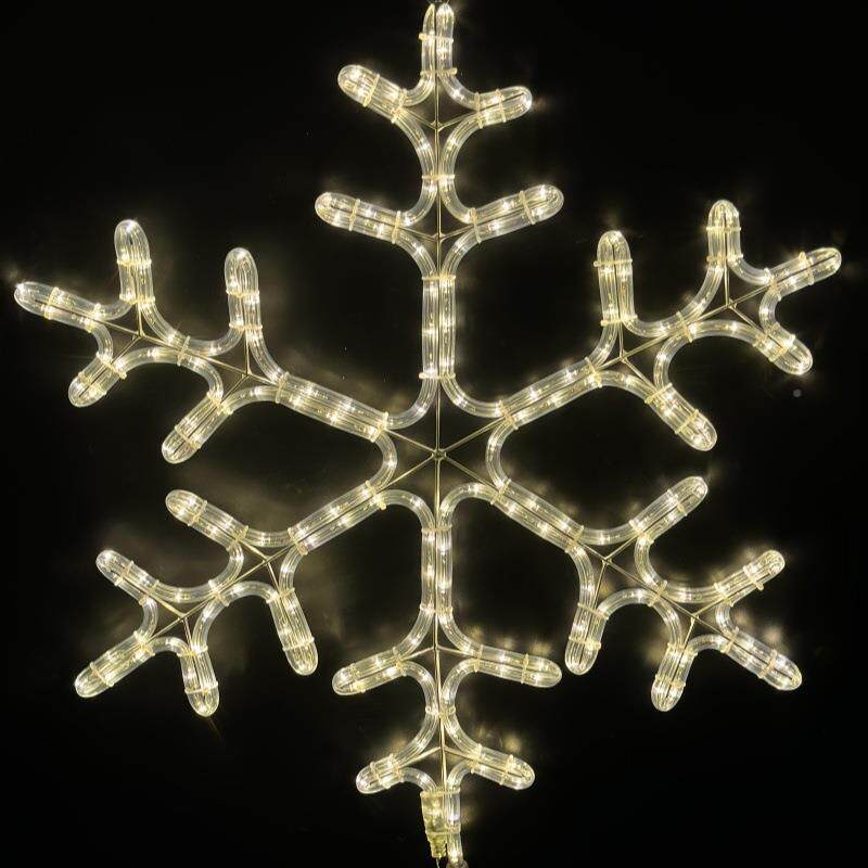 铁艺灯串雪花造型诞装饰虹LD彩管铁圣艺挂件MIME灯