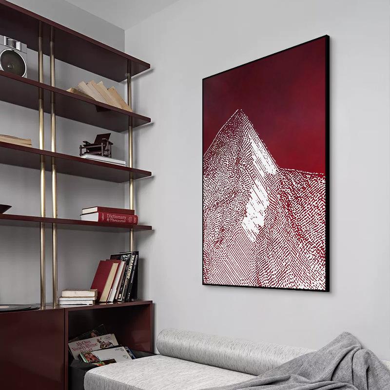 玄关门立体象现代肌理浮JL009雕线装饰画客抽条厅走入廊样板间酒图片