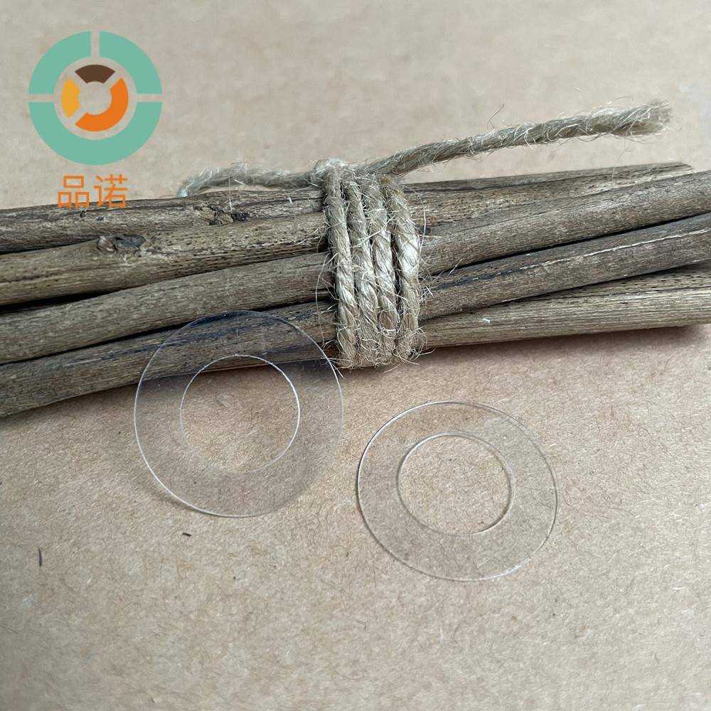 现货M6M6.2M6.5明PVC垫垫片v圆形圈塑透胶介子软硬pcICI垫片厂家