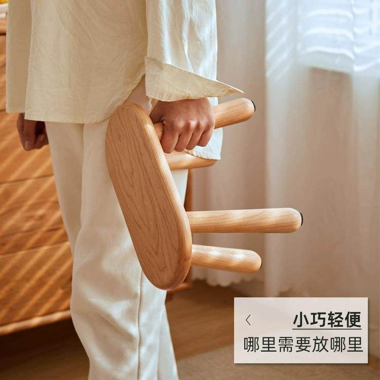 生实木儿童小板凳幼学儿友园小朋原木凳子艺术可爱小宇儿童洗衣凳