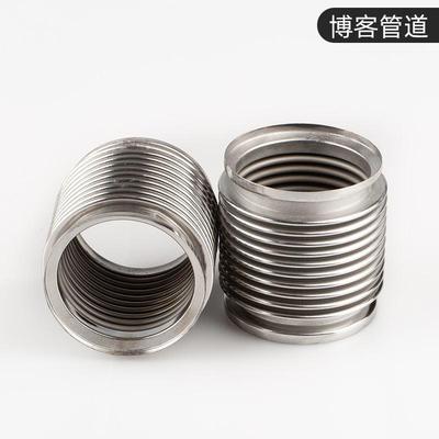 大扩口弹性不35555纹管柴油排气机连排气管3厂家304锈波钢口径波