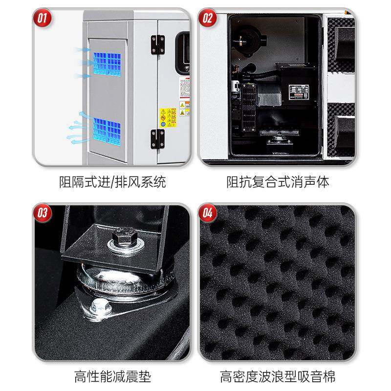常柴油发电组低噪音AFF无刷30机/5柴0/100/200/300/40K0W千瓦全自
