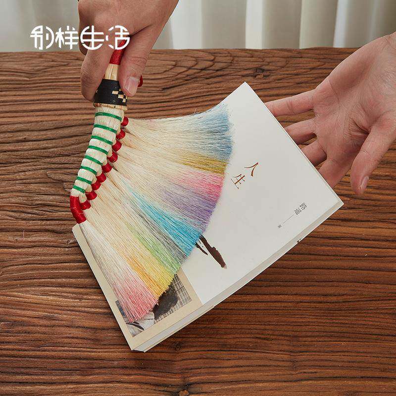手工编纳XPF织挂宝宝床头随身携带挂手件编迷你小扫把五福吉祥小