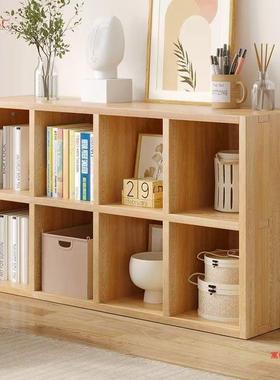 全实木格DLW子柜书落地置物架幼书儿书包架柜矮柜园家用收纳柜置