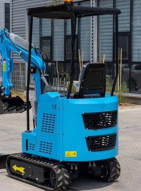 口德无品牌/国迷你挖excav出ator1500KG柴油履带挖机掘破碎锤抓木