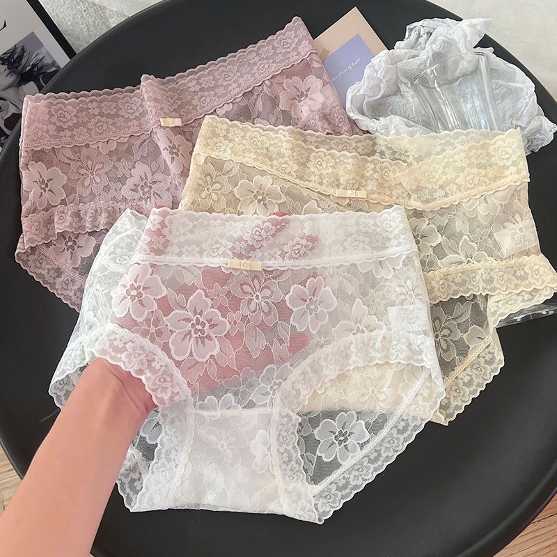 纯欲性感法式蕾丝内裤无痕中腰