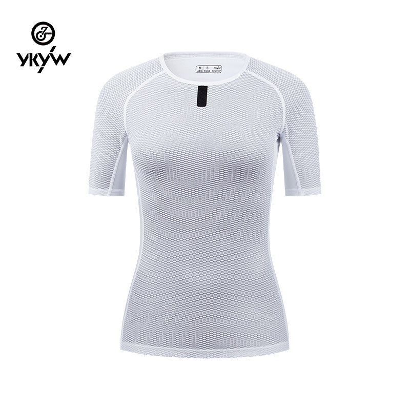 YKYW排汗衫女款短袖透气吸汗
