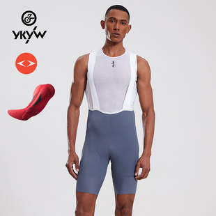 YKYW竞技双箭头坐垫骑行裤男款夏季公路车自行车透气减震背带短裤