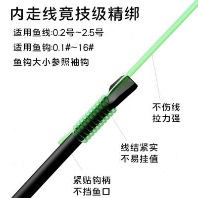 鱼钩绑钩器套装不锈钢内走线绑子线双钩钓鱼钩拴钩器钓鱼工具新款