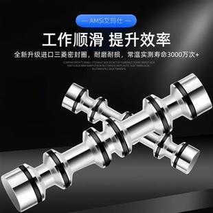 08二位五通气缸换向阀气阀24V双线圈控制阀220V 气动电磁阀4V220