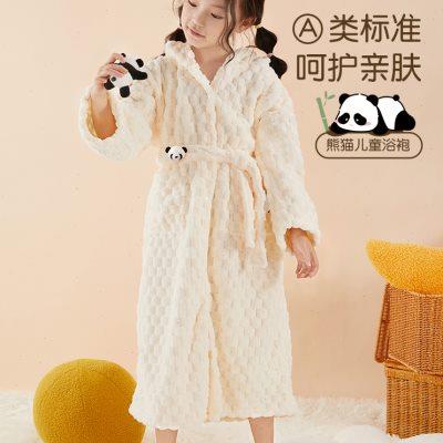 儿童浴巾男孩可以穿的斗篷a类纯棉小孩游泳浴袍薄女童中大童旅行